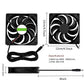 ☀️ 50% DE RÉDUCTION ! 🌀 Kit Ventilation Solaire 10W – 2 Ventilateurs 5″ – Silicium Polycristallin + ABS – 200 CFM & IP65 for Poulailler, Serre & Abri