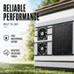 ☀️ 50% DE RÉDUCTION ! 🌀 Kit Ventilation Solaire 10W – 2 Ventilateurs 5″ – Silicium Polycristallin + ABS – 200 CFM & IP65 for Poulailler, Serre & Abri