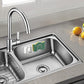🧽 -50% ! 🚿 Porte-Éponge pour Évier de Cuisine – Acier Inoxydable – Auto-Adhésif & Évacuation d’Eau – Gain de Place pour Cuisine & Salle de Bain 🍳