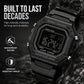 ⌚ 50% DE RÉDUCTION ! 💧 Montre Digitale Imperméable Homme LED – ABS + TPU – 50 M & Écran Lumineux HD for Sport & Plein Air