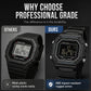 ⌚ 50% DE RÉDUCTION ! 💧 Montre Digitale Imperméable Homme LED – ABS + TPU – 50 M & Écran Lumineux HD for Sport & Plein Air