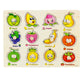 🧩 50% DE RÉDUCTION ! 🌳 Puzzle à Chevilles Montessori en Bois – Contreplaqué Massif – Chevilles Larges & Rivets Renforcés for Bébés 1-3 Ans