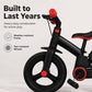 🚲 50% DE RÉDUCTION ! 🧒 Tricycle Évolutif 4-en-1 pour Enfants – Acier Carbone – Vélo Équilibre + Poussette & Poignée Parentale for 6+ Ans