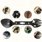 🆘 50% DE RÉDUCTION ! 🎒 Kit de Survie d’Urgence & Équipement – Boussole Laiton Phosphorescente & Couverture Thermique & Spork Multifonction for Plein Air & Aventure