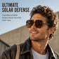 📢 50% DE RÉDUCTION !! ⏰ Lunettes de Soleil Tendance UV400 – Monture PC – Branches Flexibles & Verres Résistants aux Chocs pour Homme & Femme 🕶️