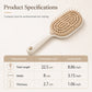🎉 50 % DE RÉDUCTION MAINTENANT ! 💇‍♀️ Brosse à Cheveux Démêlante Autonettoyante Détachable pour Femme – Massage du Cuir Chevelu & Design Ergonomique ✨