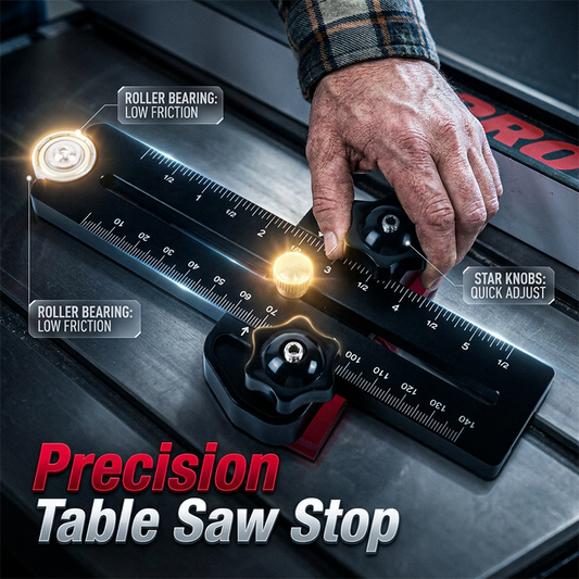 🔧 SOLDES 2026 – PLUS DE 58 900 VENDUS ! ⚙️ Butée de Scie à Table Portable Précision – Alliage Aluminium Anodisé – Double Graduation & Roulement à Rouleaux for Menuiserie