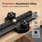🔧 SOLDES 2026 – PLUS DE 58 900 VENDUS ! ⚙️ Butée de Scie à Table Portable Précision – Alliage Aluminium Anodisé – Double Graduation & Roulement à Rouleaux for Menuiserie