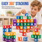 🧲 50% DE RÉDUCTION ! 🔤 Cubes Magnétiques Alphabet & Chiffres pour Enfants – Aimant + Plastique – 40 Pièces & 360° & Boîte Métal for Apprentissage Ludique