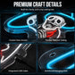 💀 50% DE RÉDUCTION ! 🌈 Enseigne Néon LED Tête de Mort – Acrylique + PS + Silicone – USB 5V & Gradateur 5 Niveaux for Chambre & Gaming