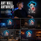 💀 50% DE RÉDUCTION ! 🌈 Enseigne Néon LED Tête de Mort – Acrylique + PS + Silicone – USB 5V & Gradateur 5 Niveaux for Chambre & Gaming