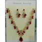 💎 50% DE RÉDUCTION ! ✨ Parure Collier & Boucles d’Oreilles Pendentif Goutte Scintillant – Alliage + Strass – 52 cm & 3,5 cm for Mariage & Soirée