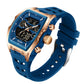 ⌚ -50% ! 🌙 Montre Sport Double Affichage Homme – ABS + Silicone – Analogique & Digital – Rétroéclairage LED – 5 ATM – Boîtier Tonneau 51 mm – 8 Coloris 🏃