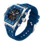 ⌚ -50% ! 🌙 Montre Sport Double Affichage Homme – ABS + Silicone – Analogique & Digital – Rétroéclairage LED – 5 ATM – Boîtier Tonneau 51 mm – 8 Coloris 🏃
