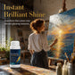 🎨 -50% ! 💧 Vernis Brillant pour Peinture – 100 ml – Finition Haute Brillance & Protection Anti-Poussière pour Œuvres d’Art 🖼️