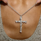 🎉 OFFRE LIMITÉE -50% ! ✝️ Collier Croix Radieux – Cuivre + Zircon – Chaîne Torsadée & Éclat Pétale pour Quotidien Élégant ✨