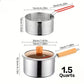 🍤 PROMO FLASH : 50% DE RÉDUCTION ! Mini Friteuse & Casserole Multifonction – Acier Inoxydable 304, Compatible Induction, Couvercle en Verre Anti-Projections for une Friture Économique et Saine ✨🔥