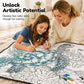 ✨ 50 % DE RÉDUCTION ! 💯 Couverture Livre de Coloriage DIY pour Enfants – Polyester Flanelle – Lavable & Réutilisable pour Activité Créative Sans Écran 🎨