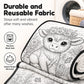 ✨ 50 % DE RÉDUCTION ! 💯 Couverture Livre de Coloriage DIY pour Enfants – Polyester Flanelle – Lavable & Réutilisable pour Activité Créative Sans Écran 🎨