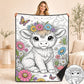 ✨ 50 % DE RÉDUCTION ! 💯 Couverture Livre de Coloriage DIY pour Enfants – Polyester Flanelle – Lavable & Réutilisable pour Activité Créative Sans Écran 🎨