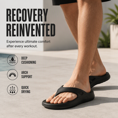 🩴 -50% ! 🌊 Tongs Unisexe Semelle Épaisse Antidérapantes – EVA – Soutien de la Voûte Plantaire & Amorti pour Récupération Post-Sport 🏖️