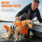 🐕 -50% ! 🌊 Gilet de Sauvetage pour Chien avec Flotteur Frontal Amovible – Tissu – Poignée Dorsale & Anneau en D pour Sécurité Aquatique 🐾
