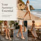 👡 -50% ! 🌴 Sandales Compensées Femme Tressées Bride Cheville Bout Ouvert – PU – Plateforme Stable & Jambes Allongées pour Look Boho Estival ☀️