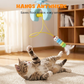 💎 -50% ! ✨ Jouet Automatique Rétractable pour Chat – ABS + Peluche – Mouvement IR Aléatoire & Recharge USB pour Divertissement Mains Libres 🐱