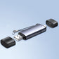 💾 -50% ! ⚡ Lecteur de Carte Mémoire Double Fente – Aluminium + ABS – USB 3.0 5 Gbps & Type-C pour Photographe et Drone 📸