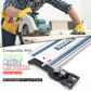 📐 -50% ! 🔨 Guide de Scie sur Rail à Angle de Précision – Alliage Aluminium – Positions Degrés Marquées & Corps Rigide pour Menuiserie 🪚