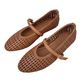 ☁️ -50% ! 👡 Chaussures Mary Jane en Maille – PU – Semelle Ultra-Souple & Pliables pour Shopping et Week-end 🛍️