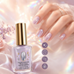📢 50% DE RÉDUCTION ! 💅 Fortifiant à Ongles Effet Miroir Brillant Lilas – 10 ml – Finition Aurora Glacée & Séchage Rapide à l’Air pour Ongles Renforcés ✨