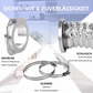 🧺 -50% ! 🧲 Kit de Raccord Magnétique pour Conduit de Sèche-Linge – Alliage Aluminium – 4 pouces (10 cm) & Connexion Auto-Alignée pour Flux d’Air Optimisé 💨