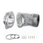 🧺 -50% ! 🧲 Kit de Raccord Magnétique pour Conduit de Sèche-Linge – Alliage Aluminium – 4 pouces (10 cm) & Connexion Auto-Alignée pour Flux d’Air Optimisé 💨