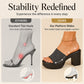🌸 -50% MAINTENANT ! 🌸 Mules à Talons Compensés Tressés – Caoutchouc – Talon 9 cm & Texture Métallique Brillante pour Confort Élevé 👡