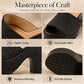 🌸 -50% MAINTENANT ! 🌸 Mules à Talons Compensés Tressés – Caoutchouc – Talon 9 cm & Texture Métallique Brillante pour Confort Élevé 👡
