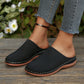 👡 -50% ! 🌬️ Mules à Enfiler pour Femme Ajourées à Plateforme – Synthétique + Caoutchouc – Design Sans Talon & Semelle Épaisse pour Confort Quotidien ☀️