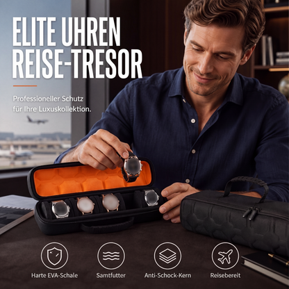 ⌚ −50% ! 🧳 Étui de Voyage pour Montres – Rembourré, Compact & Sécurisé – Idéal pour Protéger Votre Montre en Voyage 🛡️