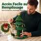 🌳🐦 -50% ! ✨ Distributeur à Graines pour Oiseaux en Forme d’Arbre Festif – Fer – Construction Métallique Résistant aux Intempéries pour Jardin et Balcon 🌿