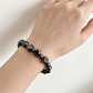 📿 -50% ! ✨ Bracelet Vintage en Pierre Synthétique Ronde – Pierre + Alliage – Ajustement Élastique & Style Unisexe pour Quotidien Chic 🎀
