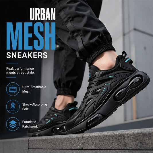 👟 -50% ! 🔥 Baskets Chunky Respirantes pour Homme – TPU + Cuir Synthétique – Maille Aérée & Semelle PVC Haute Traction pour Style Urbain 🏙️