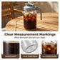 ☕ -50% ! 🥤 Carafe Cold Brew avec Couvercle et Filtre en Acier Inoxydable – Verre + PP – 32/64 oz & 7 Couleurs pour Café Maison de Qualité ✨