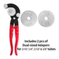 🔧 SOLDES 2026 – PLUS DE 21 600 VENDUS ! 📐 Cintreuse de Tube de Précision – Acier A3 – Cintrage Manuel Propre à Moins de 90° pour Cuivre, Aluminium & Métaux Tendres 🛠️
