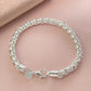 ✨ -50% ! 🥈 Collier Chaîne Tressée Épi de Blé Ton Argent – Alliage Plaqué Argent – Motif 3D Brillant & Fermoir Mousqueton pour Quotidien et Cadeau 🎁
