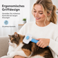 🐾 -50% ! 🧹 Brosse Auto-Nettoyante pour Animaux de Compagnie – Acier Inoxydable + Caoutchouc + ABS – Poils Doux & Poignée Ergonomique pour Chat et Chien 🐶