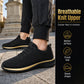 👟 -50% ! 🇰🇷 Baskets Légères Style Coréen à Lacets pour Homme – PU & Maille – Semelle Coussinée Flexible & Tige Respirante pour Quotidien et Voyage ✈️