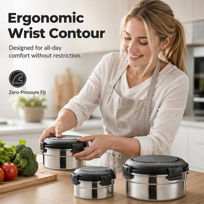 🍱 PROMO FLASH : 50% DE RÉDUCTION ! Set de 3 Boîtes à Lunch en Acier Inoxydable – Couvercles Hermétiques, Acier de Qualité Médicale & Design Empilable for l'École et le Bureau 💼✨