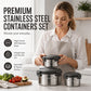🍱 PROMO FLASH : 50% DE RÉDUCTION ! Set de 3 Boîtes à Lunch en Acier Inoxydable – Couvercles Hermétiques, Acier de Qualité Médicale & Design Empilable for l'École et le Bureau 💼✨