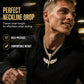 📢 50% OFF !! ⏰ Collier Pendentif Strass pour Homme – Alliage Zinc + Strass AAA – Design Ailes Iced-Out & Chaîne 50/60 cm pour Streetwear Hip-Hop 💎