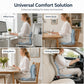 💺 -50% ! 🧘 Coussin Ergonomique en Mousse à Mémoire de Forme – Dossier Intégré – 40×44×37 cm – 9 Coloris – Pour Bureau, Voiture et Maison 🪑